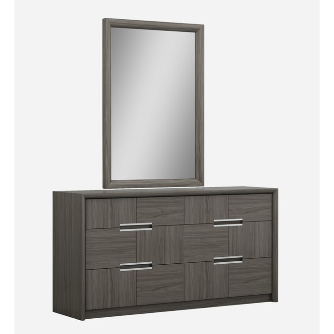 JM Furniture Copenhagen Chestnut Dresser and Mirror JNM-18777-DM