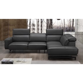 JM Furniture Davenport Slate Grey RAF Sectional