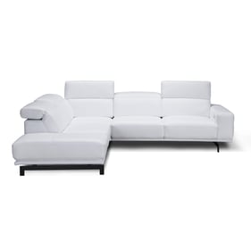 JM Furniture Davenport Snow White LAF Sectional