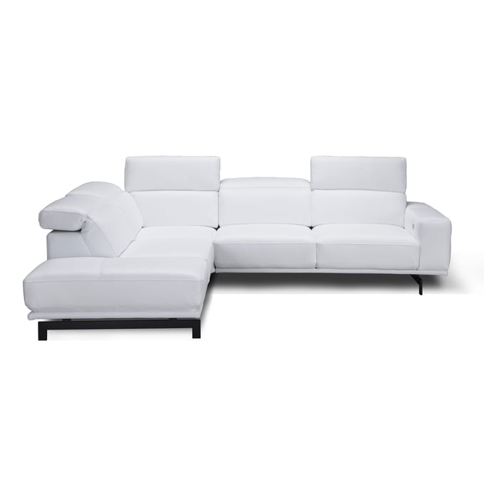 JM Furniture Davenport Snow White LAF Sectional JNM-17988-LHFC