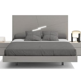 JM Furniture Faro Grey Queen Bed