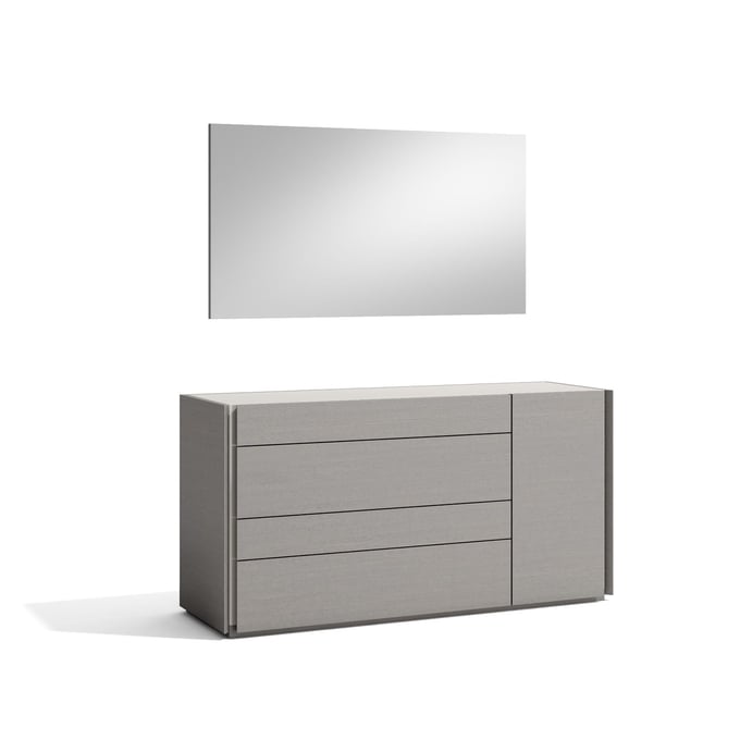 JM Furniture Faro Grey Dresser and Mirror JNM-17868-DM