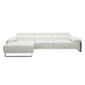 JM Furniture Fleurier White LAF Sectional