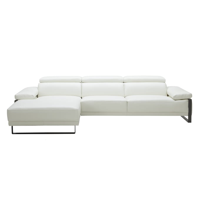 JM Furniture Fleurier White LAF Sectional JNM-17246-LHFC