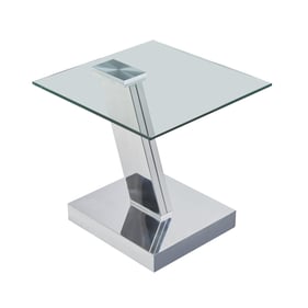 JM Furniture Houston Clear End Table