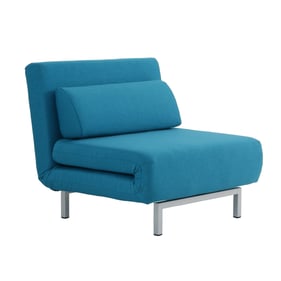 JM Furniture LK06 1 Teal Fabric Premium Chair Bed