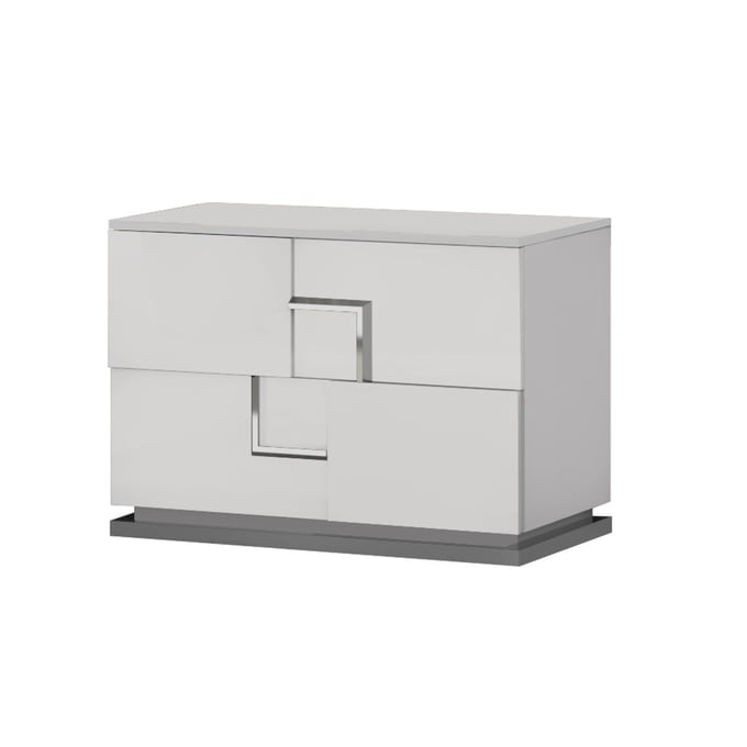 JM Furniture Infinity White Premium Night Stand JNM-17441-NS