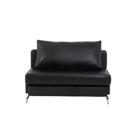 JM Furniture K43 1 Black Leatherette Premium Sofa Bed