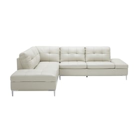 JM Furniture Leonardo Silver Grey LAF Sectional