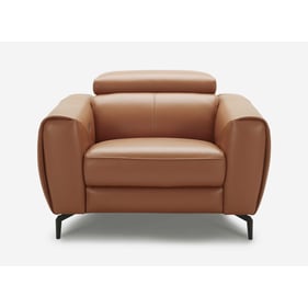 JM Furniture Lorenzo Caramel Leather Chair