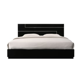 JM Furniture Lucca Black Full Bed