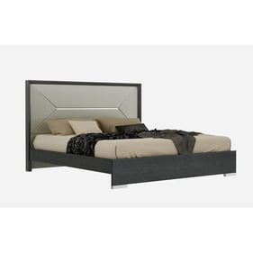 JM Furniture Monte Leone Grey Queen Bed