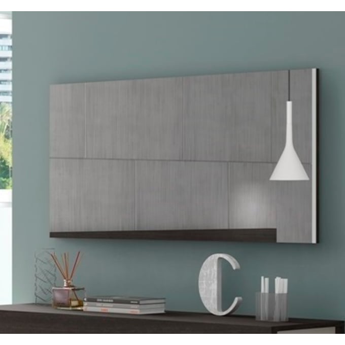 JM Furniture Maia Light Grey Wenge Mirror JNM-17867221-M