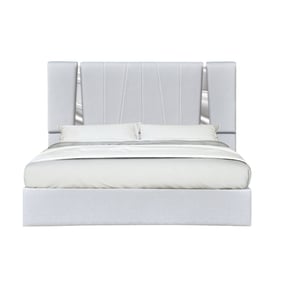 JM Furniture Matisse Silver Grey Queen Bed