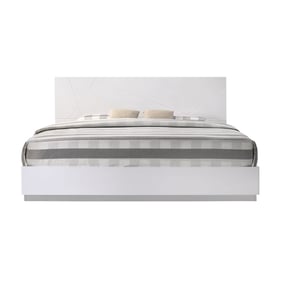 JM Furniture Naples White Queen Bed