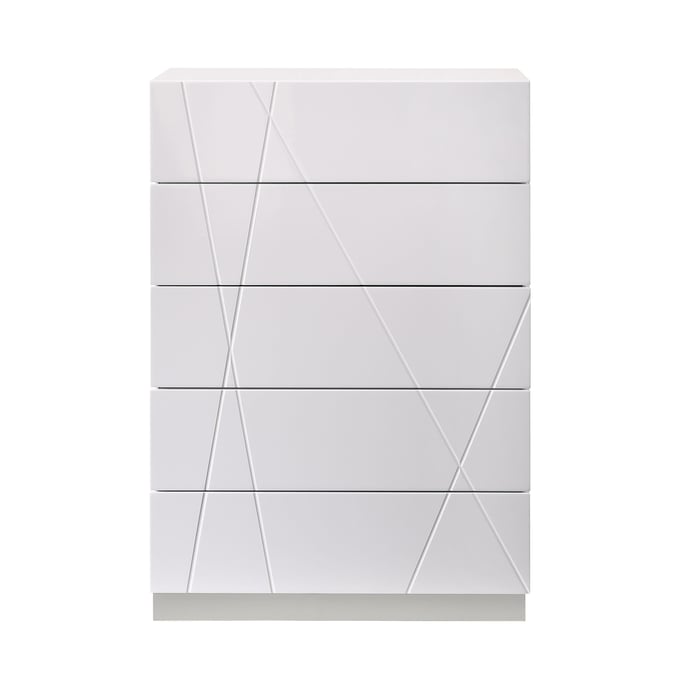 JM Furniture Naples White Chest JNM-17686-C