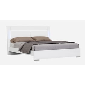 JM Furniture Oslo White King Bed