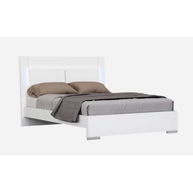 JM Furniture Oslo White Queen Bed