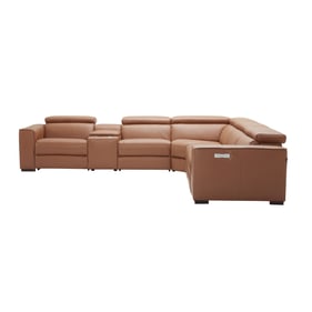 JM Furniture Picasso Caramel Motion Sectional