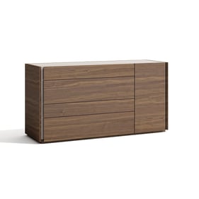 JM Furniture Porto Walnut Dresser