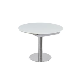 JM Furniture Pub White Extension Dining Table