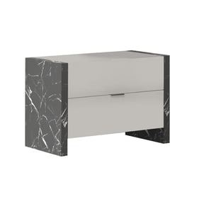 JM Furniture Stoneage Grey Premium Night Stand