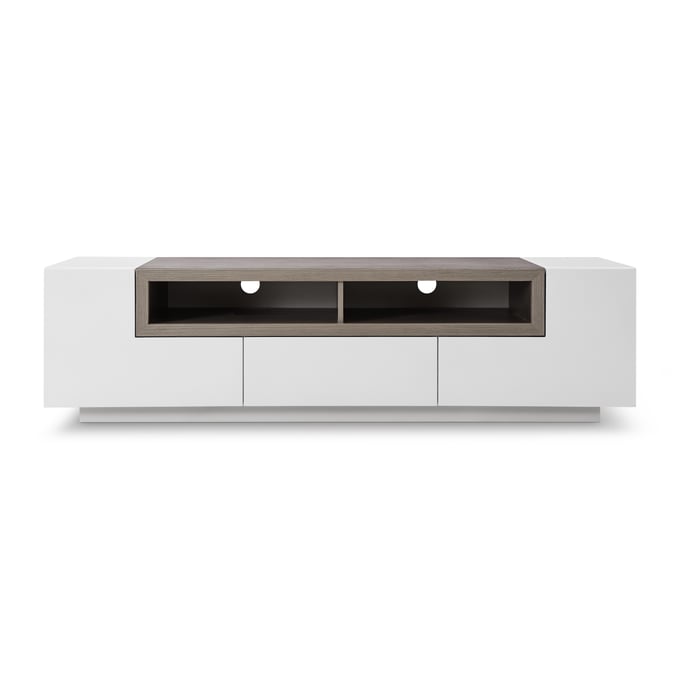 JM Furniture TV002 White Grey TV Stand JNM-1763940