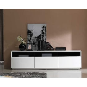 JM Furniture TV023 White High Gloss TV Stand