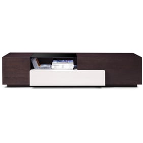 JM Furniture TV015 Brown Oak Grey TV Stand