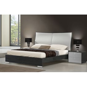 JM Furniture Vera Grey 2pc Bedroom Set with Queen Bed