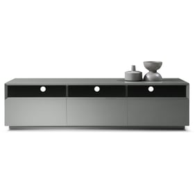 JM Furniture TV023 Grey High Gloss TV Stand