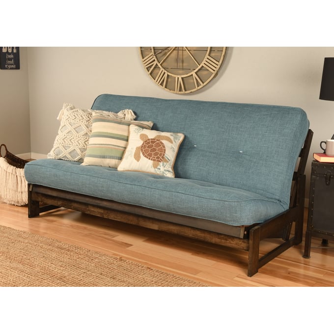 https://theclassyhome.com/cdn-cgi/imagedelivery/K9ujGRqvNfqfE142MRCVdQ/KOD-Aspen-Frame-Reclaimed-Mocha-Finish-Linen-Aqua-Mattress/dvi