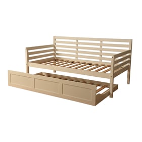 Kodiak Furniture Boho White Twin Trundle Daybed