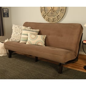 Kodiak Furniture Carson Mocha Marmont Mattress java Futon Frame