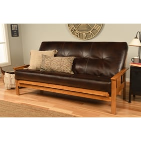 Kodiak Furniture Monterey Butternut Frame Oregon Trail Java Mattress Futon