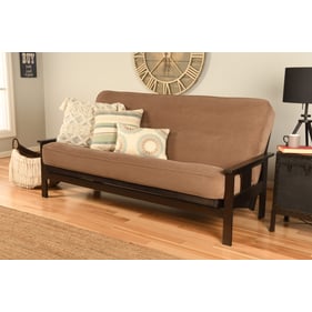 Kodiak Furniture Monterey Espresso Frame Marmont Mocha Mattress Futon