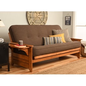 Kodiak Furniture Phoenix Barbados Frame Linen Cocoa Mattress Futon