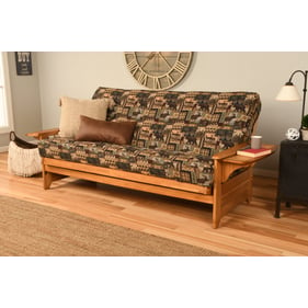 Kodiak Furniture Phoenix Butternut Frame Peters Cabin Mattress Futon