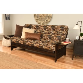 Kodiak Furniture Phoenix Espresso Frame Peters Cabin Mattress Futon