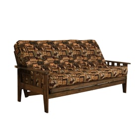 Kodiak Furniture Tucson Walnut Frame Peters Cabin Mattress Futon