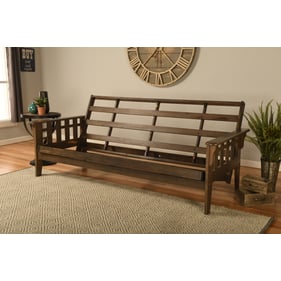 Kodiak Furniture Tucson Rustic Walnut Full Futon Frame