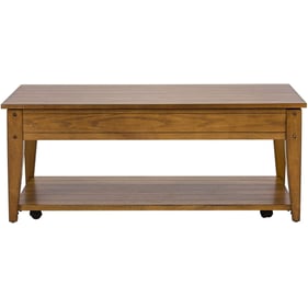 Liberty Lake House Oak Lift Top Cocktail Table