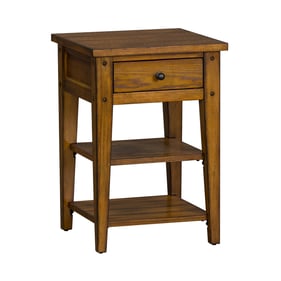 Liberty Lake House Oak Chair Side Table