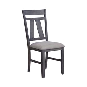 2 Liberty Lawson Slate Weathered Gray Splat Back Side Chairs