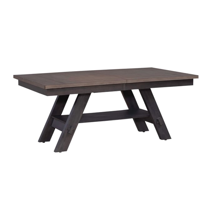 Liberty Lawson Weathered Gray Pedestal Dining Table LBRT-116GY-P4090-DT