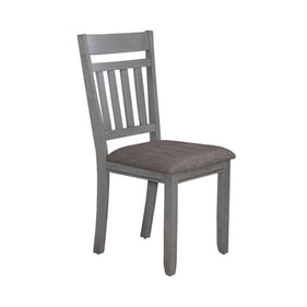 2 Liberty Newport Smokey Grey Splat Back Side Chairs