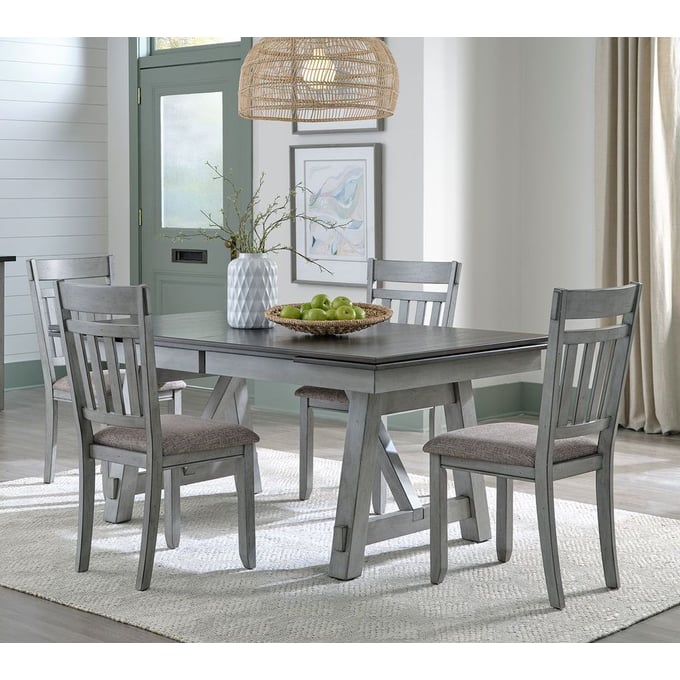 Liberty Newport Smokey Grey 5pc Dining Room Set LBRT-131-4094-DR-S1