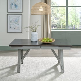 Liberty Newport Smokey Grey Trestle Table