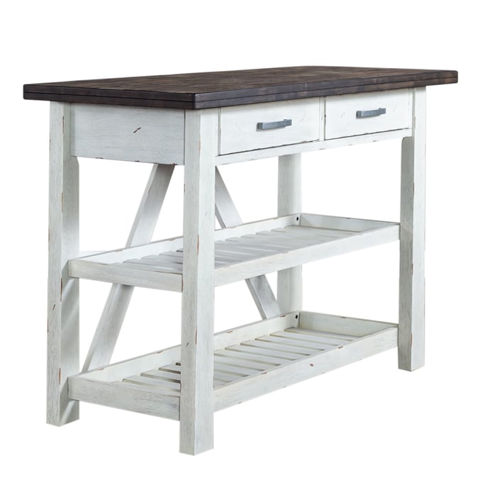 Liberty Farmhouse Two Tone White Server LBRT-139WH-SR5536