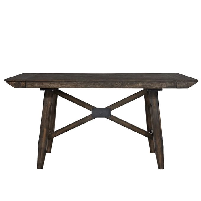 Liberty Double Bridge Dark Chestnut Gathering Table Top LBRT-152-GT3696T